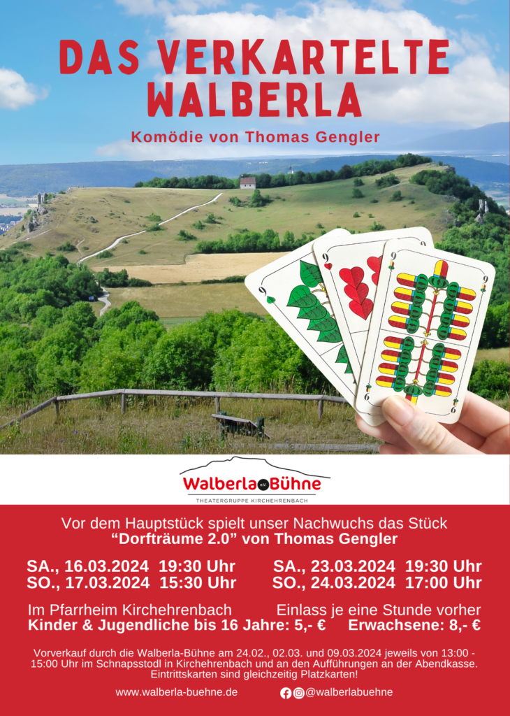 Theateraufführung "Das verkartelte Walberla" @ Pfarrheim Kirchehrenbach