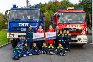 Walberla-Bühne Kirchehrenbach e. V. spendet an THW und Feuerwehr